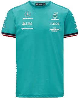 camiseta mercedes hecha de plástico reciclado